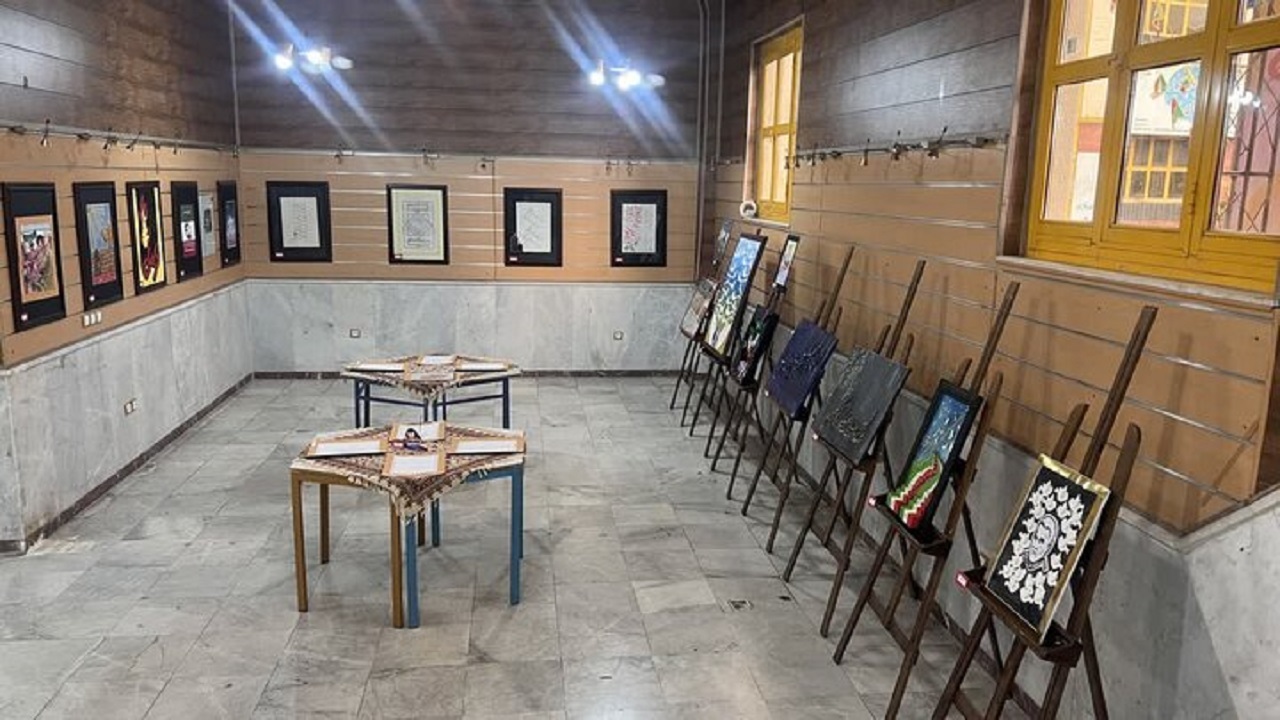 برپایی نمایشگاه ۲۵ اثر هنری به یاد ۲۵ کودک شهید حادثه کرمان