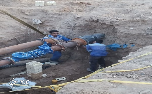 اصلاح و توسعه بیش از سه هزار و ۵۰۰ متر شبکه توزیع آب در مناطق روستایی بافق