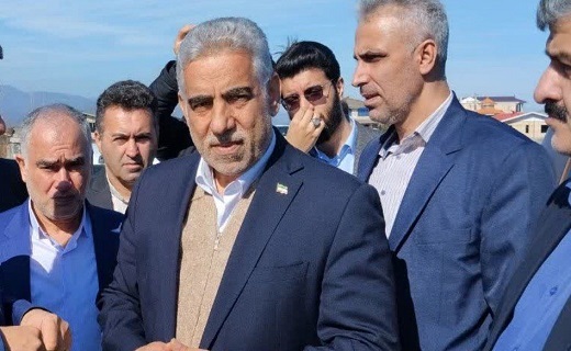 بازدید استاندار گیلان از روند اجرایی پل اسالم