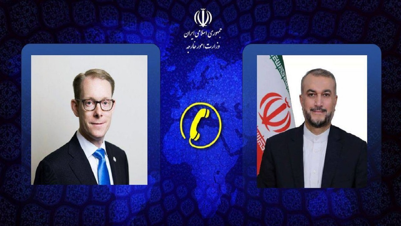 گفتگوی وزرای خارجه ایران و سوئد درخصوص مناسبات دوجانبه