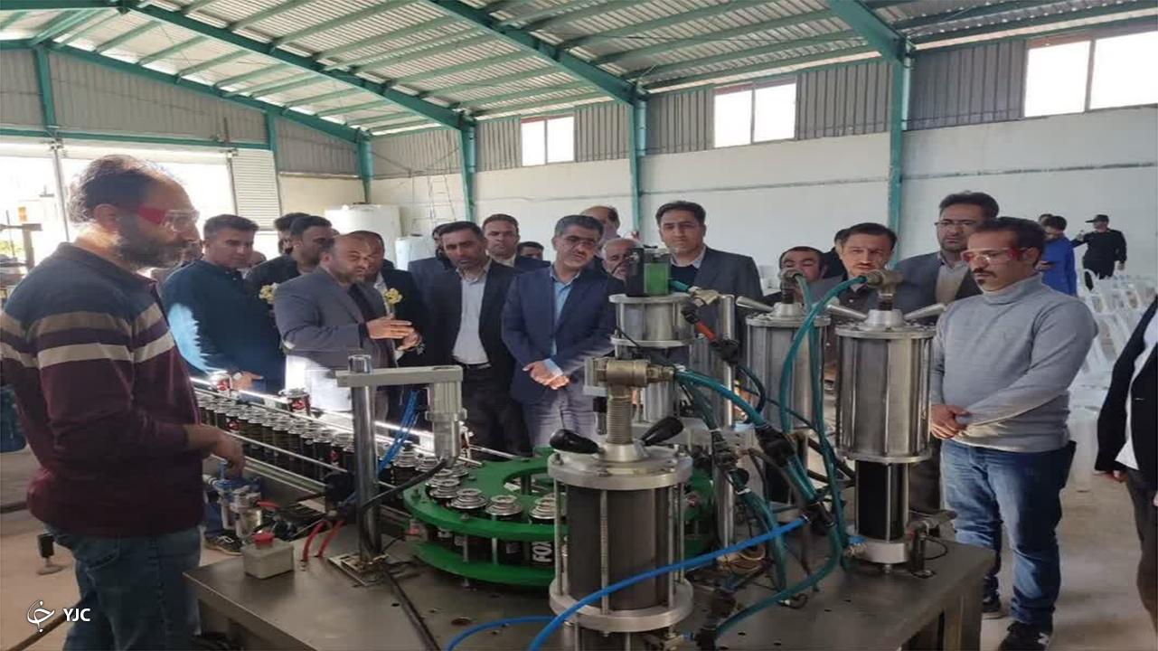 افتتاح واحد صنعتی تولید افشانه‌های رنگی وگاز فندک واجاق گاز مسافرتی