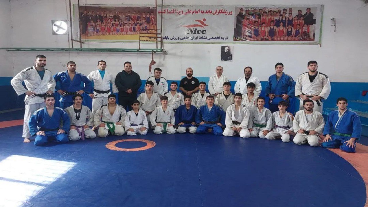 برگزاری اردوی آمادگی تیم جودو جوانان کارگری مازندران در بابلسر