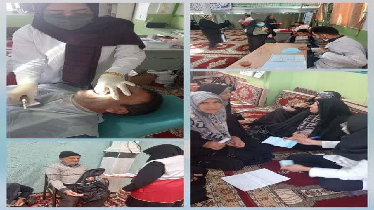  بهره مندی ۱۰۰ نفر از عشایر بوئین زهرا از خدمات پزشکی 
