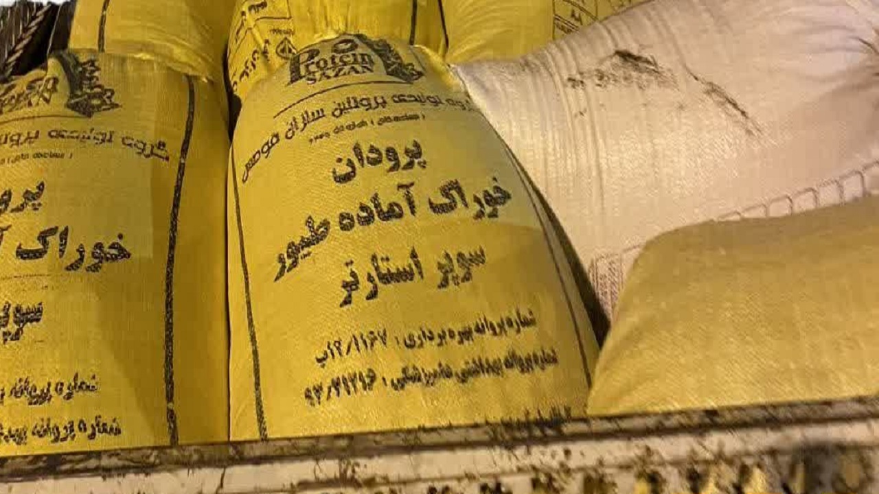 کشف یک تن خوراک دام خارج از شبکه توزیع در سمنان