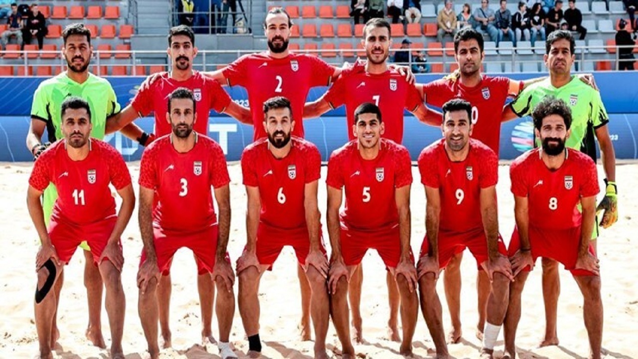 پیروزی پرگل ساحلی بازان ایران مقابل بلاروس