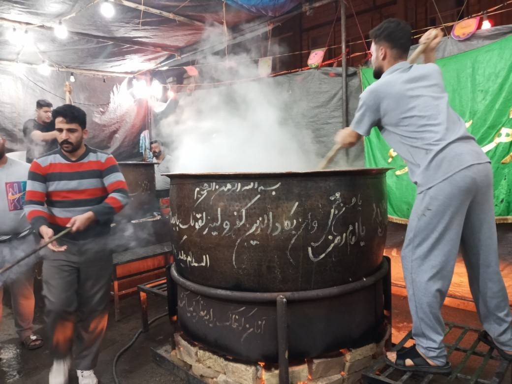 درست کردن سمنوی نذری در قم