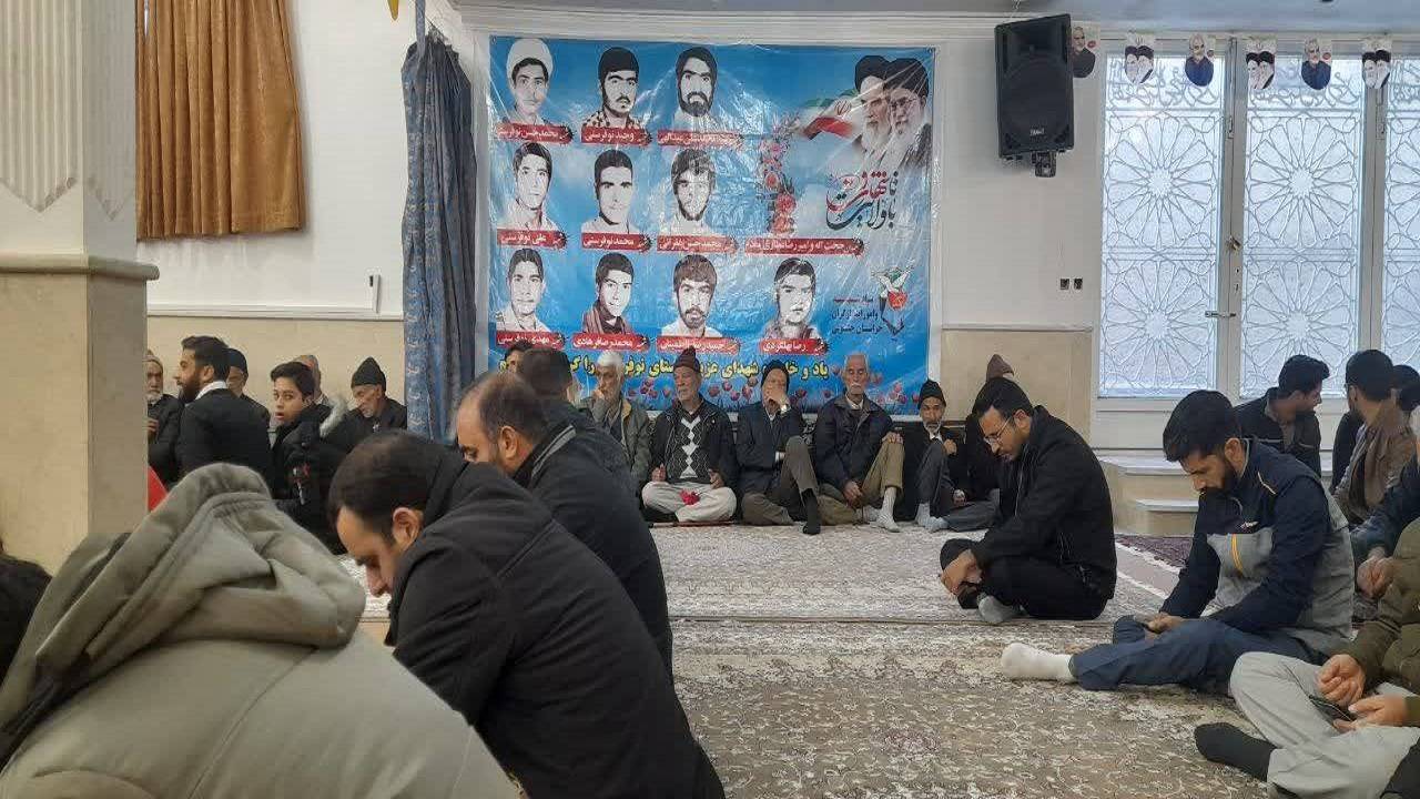 فیلمی از مراسم یادواره شهدا در روستای نوفرست