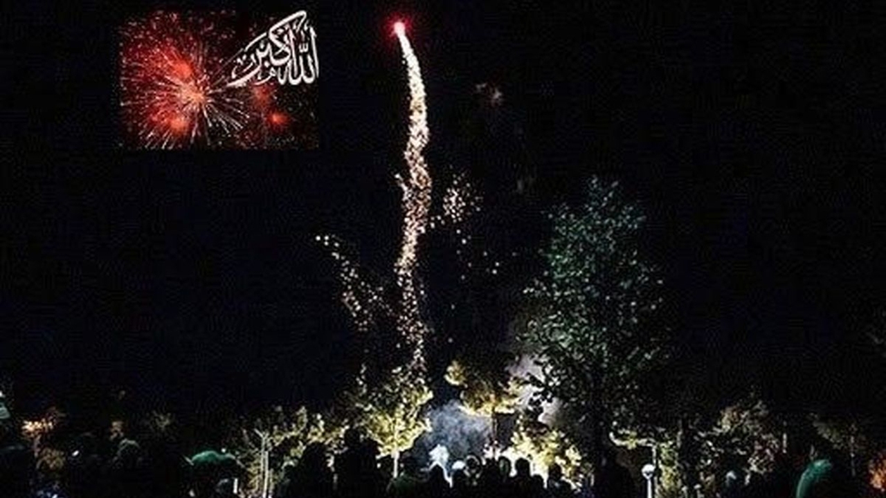 فریاد الله اکبر در فارس طنین انداز شد + فیلم