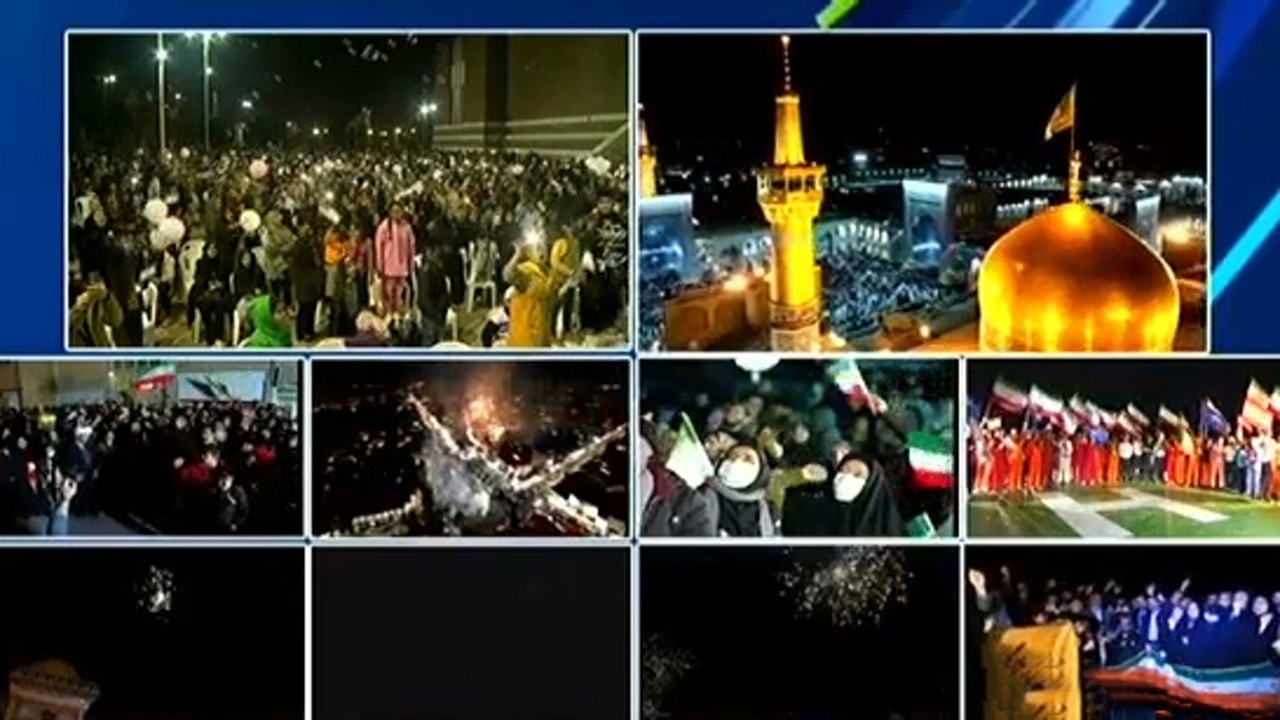 فریاد الله اکبر در سراسر کشور طنین انداز شد + فیلم