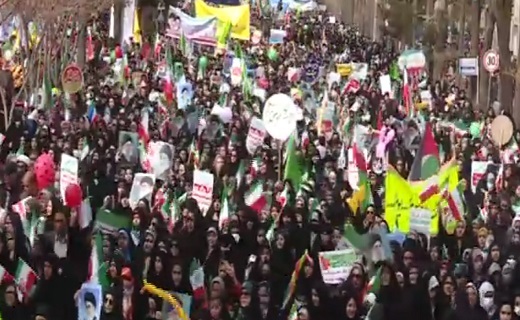 حضور مردم در راهپیمایی 22 بهمن