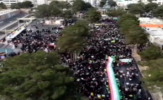 حضور مردم در راهپیمایی 22 بهمن