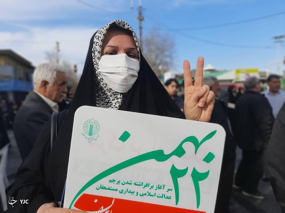 حضور باشکوه مردم گلستان در راهپیمایی ۲۲ بهمن
