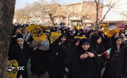 حضور مردم گیلان در جشن پیروزی انقلاب اسلامی + تصاویر