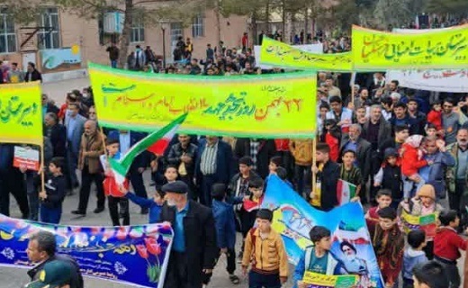 حضور مردم در راهپیمایی 22 بهمن