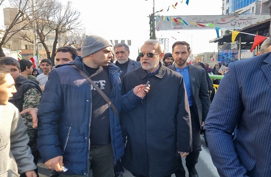 لاریجانی در راهپیمایی ۲۲ بهمن لاریجانی در راهپیمایی ۲۲ بهمن