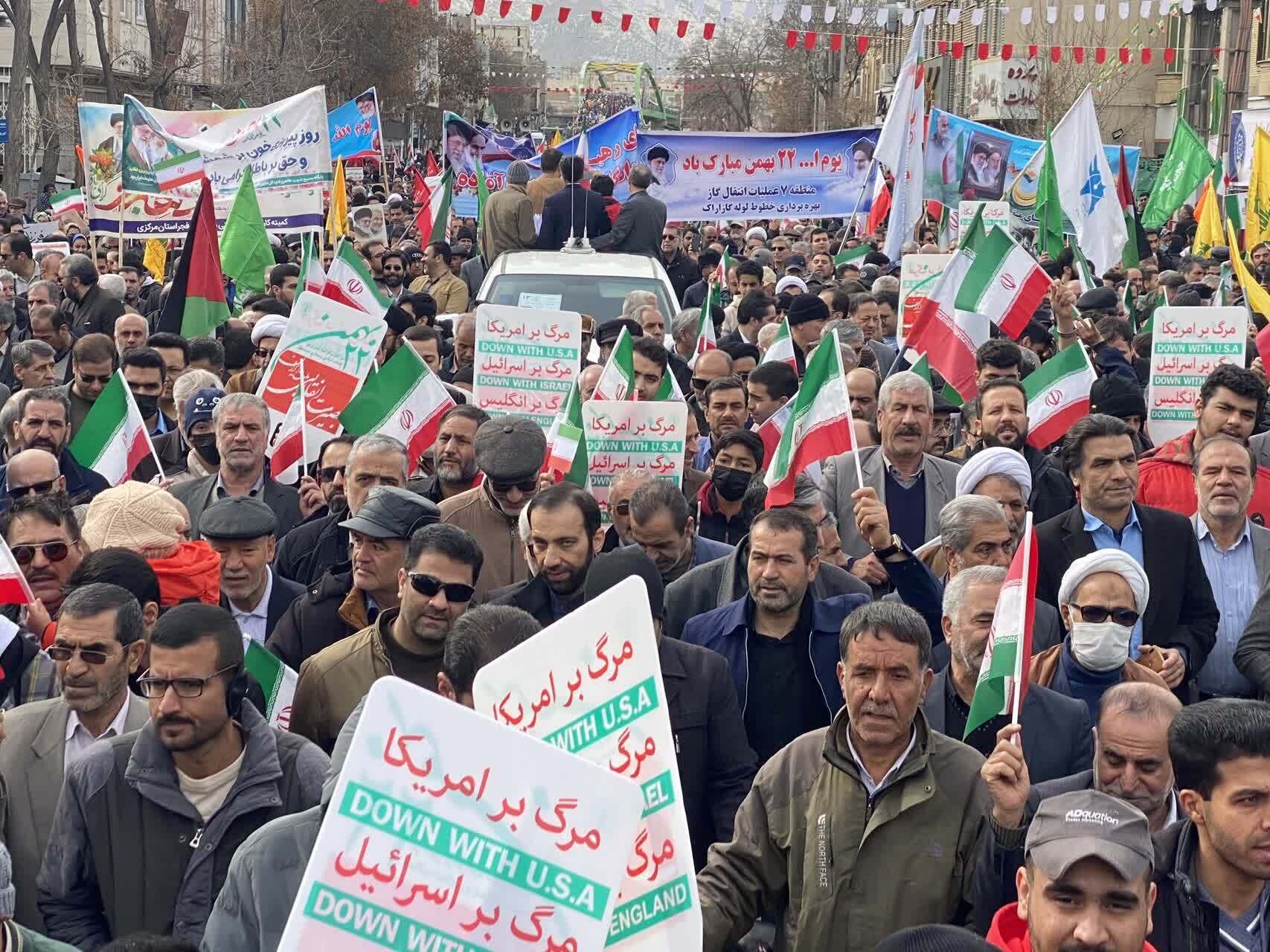 شکوه عزم و اراده ملتی شورآفرین در راهپیمایی ۲۲ بهمن