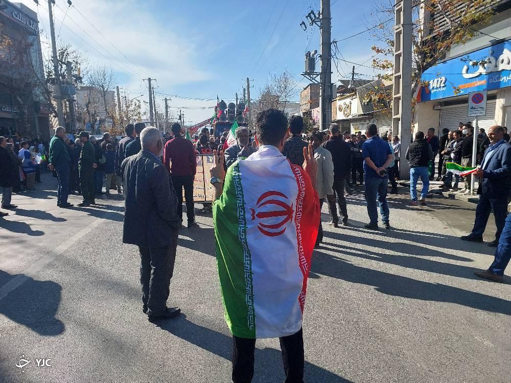 جلوه&zwnj;های ویژه از راهپیمایی پرشکوه  ۲۲ بهمن در استان گلستان