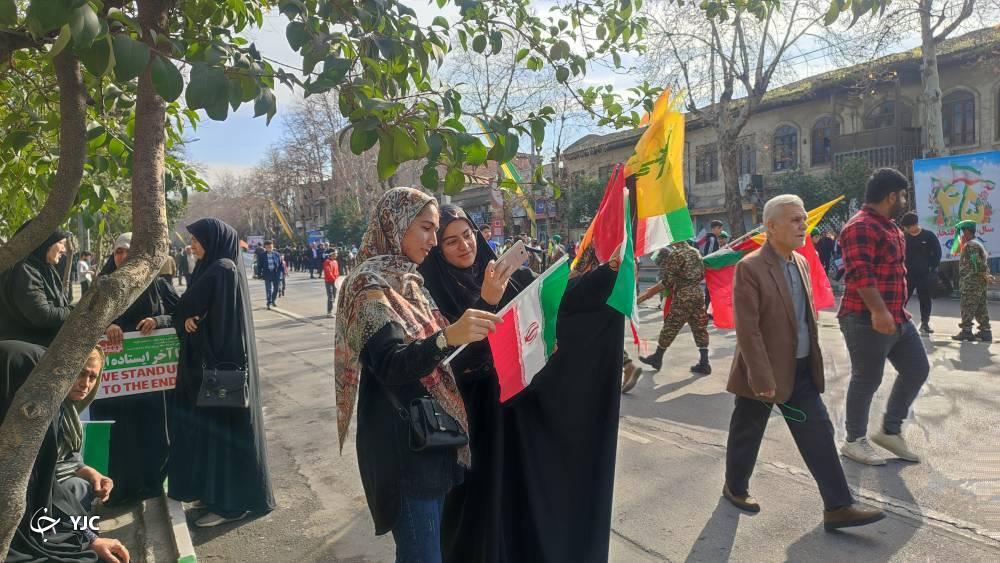 جلوه&zwnj;های ویژه از راهپیمایی پرشکوه  ۲۲ بهمن در استان گلستان