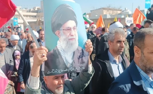 خروش مردم قزوین در جشن ۴۵ سالگی انقلاب+ فیلم و تصاویر