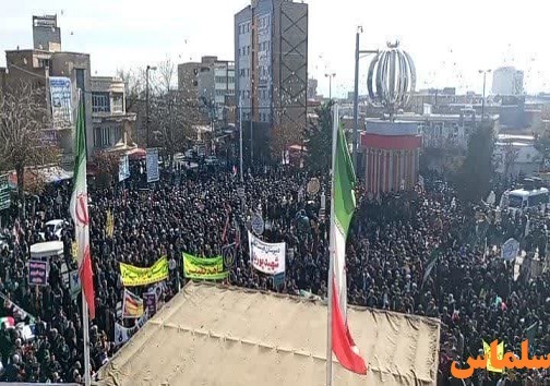 حضوری پرشور و جشن  باشکوه انقلاب در آذربایجان غربی/همه آمدند+فیلم و عکس