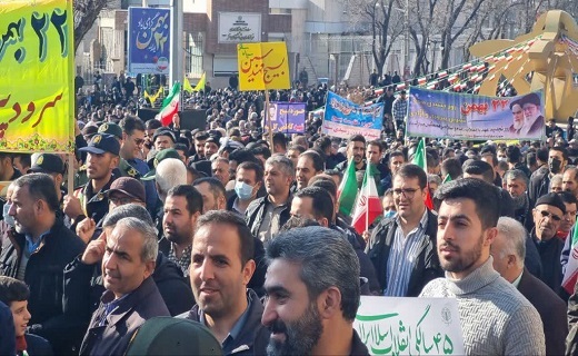 شکوه حضور کردستانی&zwnj;ها در راهپیمایی ۲۲ بهمن + فیلم و تصاویر