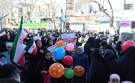 شکوه حضور کردستانی&zwnj;ها در راهپیمایی ۲۲ بهمن + فیلم و تصاویر