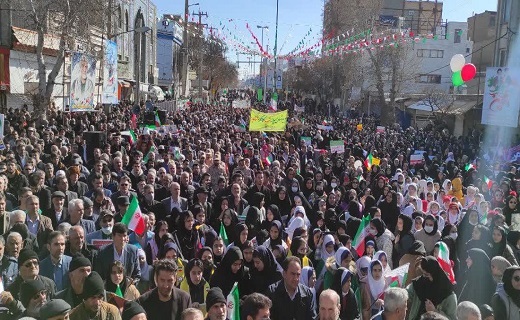 شکوه حضور کردستانی&zwnj;ها در راهپیمایی ۲۲ بهمن + فیلم و تصاویر