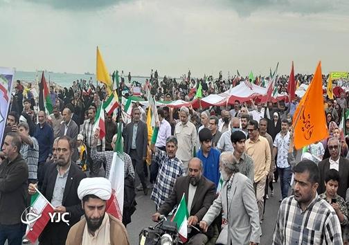 شکوه حضور هرمزگانی&zwnj;ها در راهپیمایی یوم الله ۲۲ بهمن+ فیلم