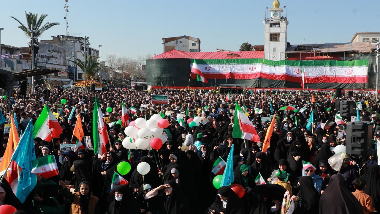 بیعت گیلانیان با آرمان‌های انقلاب/ فجر ۴۵