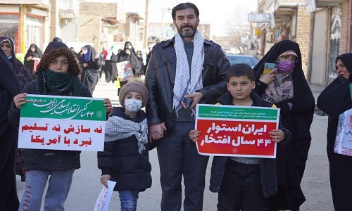 راهپیمایی باشکوه مردم ملایر در ۲۲ بهمن