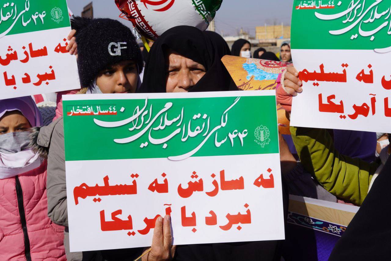 راهپیمایی باشکوه مردم ملایر در ۲۲ بهمن