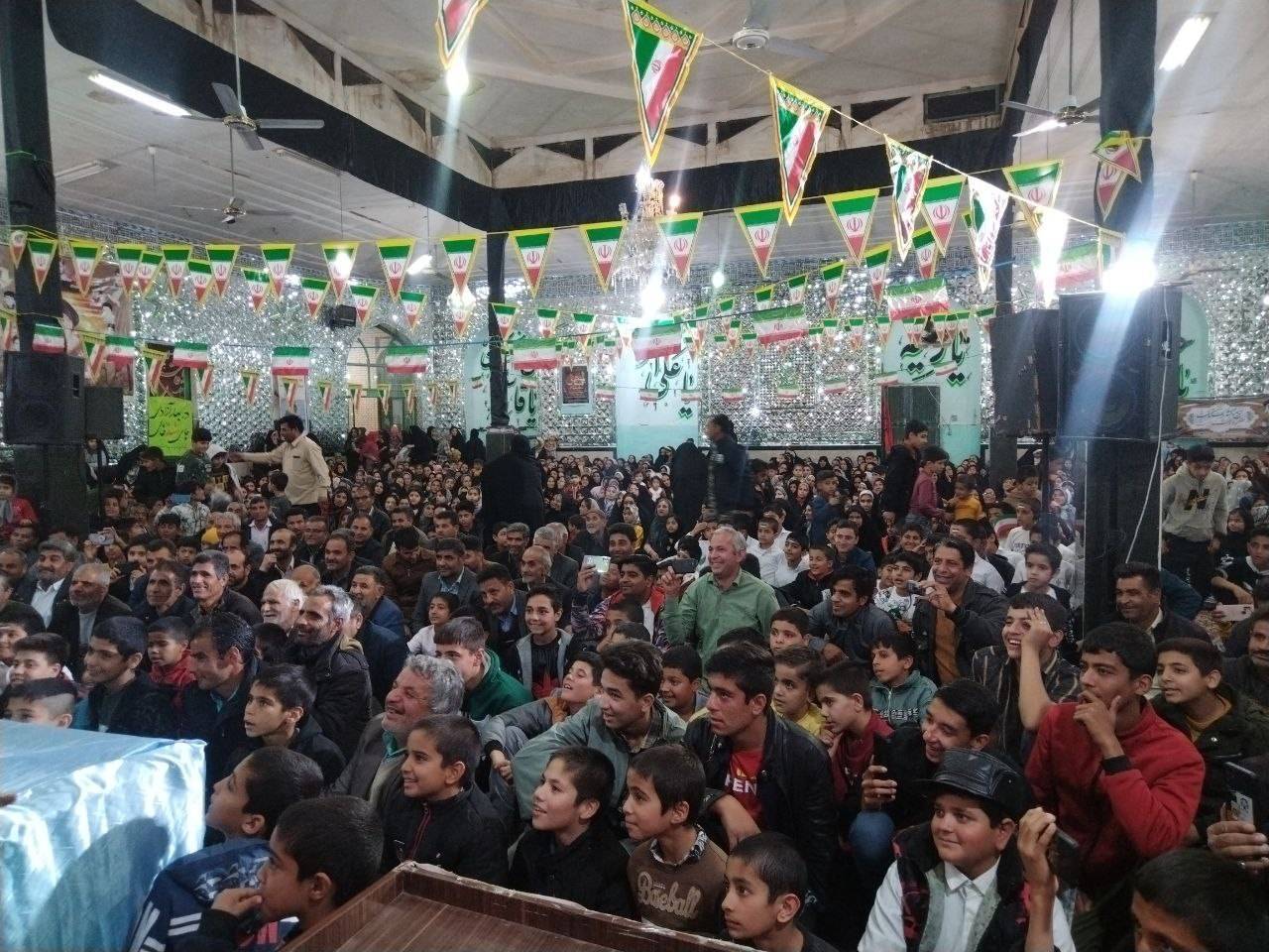 مراسم جشن پیروزی انقلاب اسلامی در انابد
