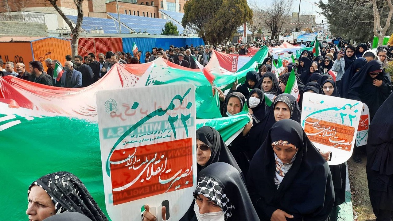 قدردانی از حضور مردم چهارمحال و بختیاری در راهپیمایی ۲۲ بهمن