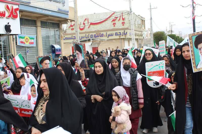 حضور بانوان در مراسم راهپیمایی