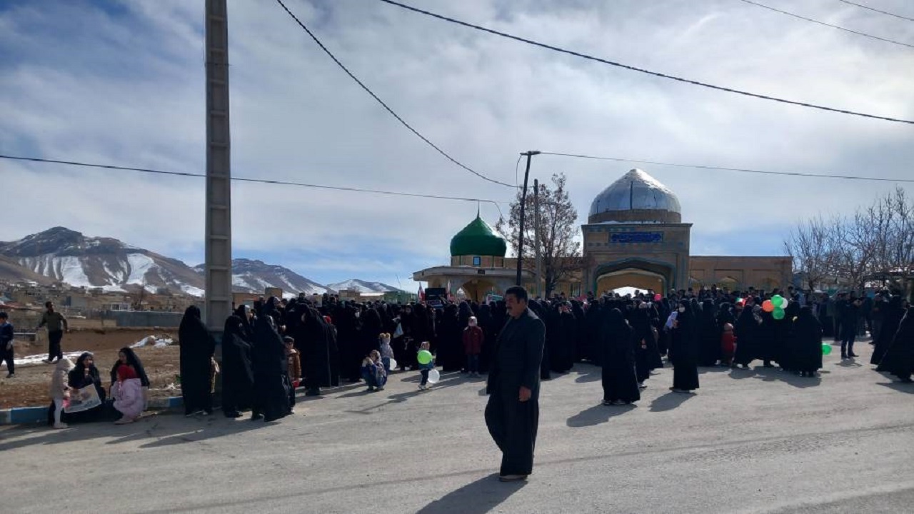 روایتی از راهپیمایی شهر سودجان در ۲۲ بهمن ۱۴۰۲