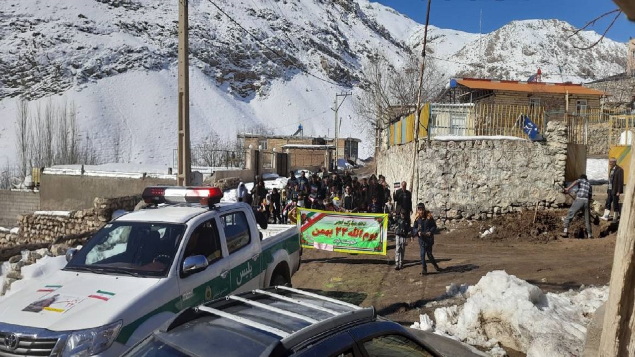 جشن سالگرد پیروزی انقلاب اسلامی در بخش موگویی فریدونشهر + تصاویر