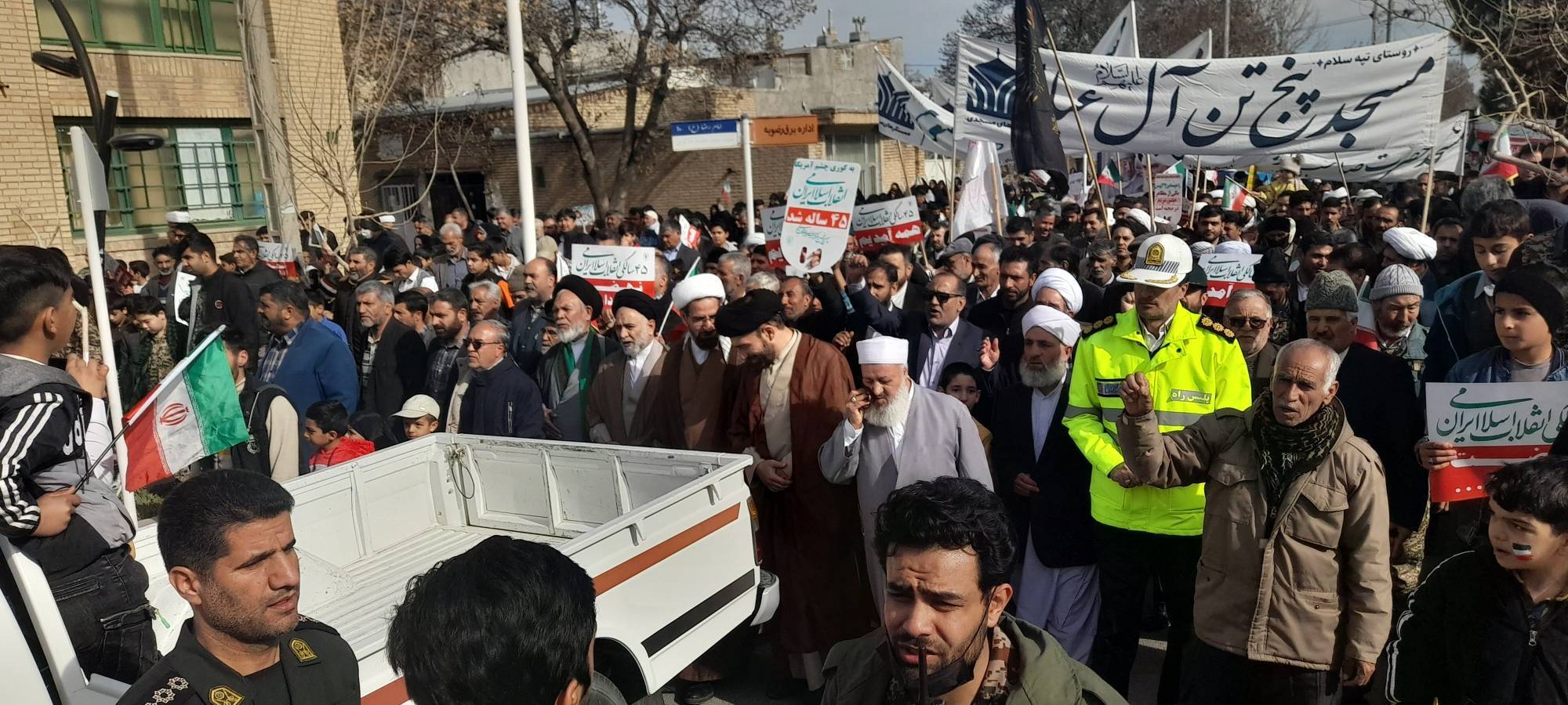 جشن چهل و پنجمین سالگرد پیروزی انقلاب در بخش رضویه