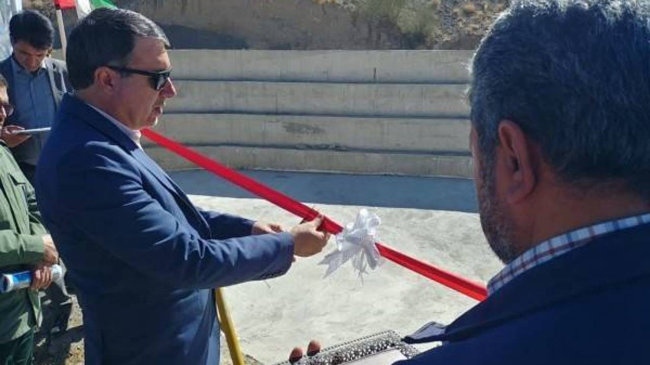 افتتاح پروژه سرریز سد شهید سپهبد قاسم سلیمانی در کرمان