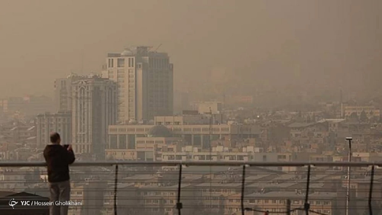 هشدار انباشت آلاینده‌ها در مرکز و جنوب تهران