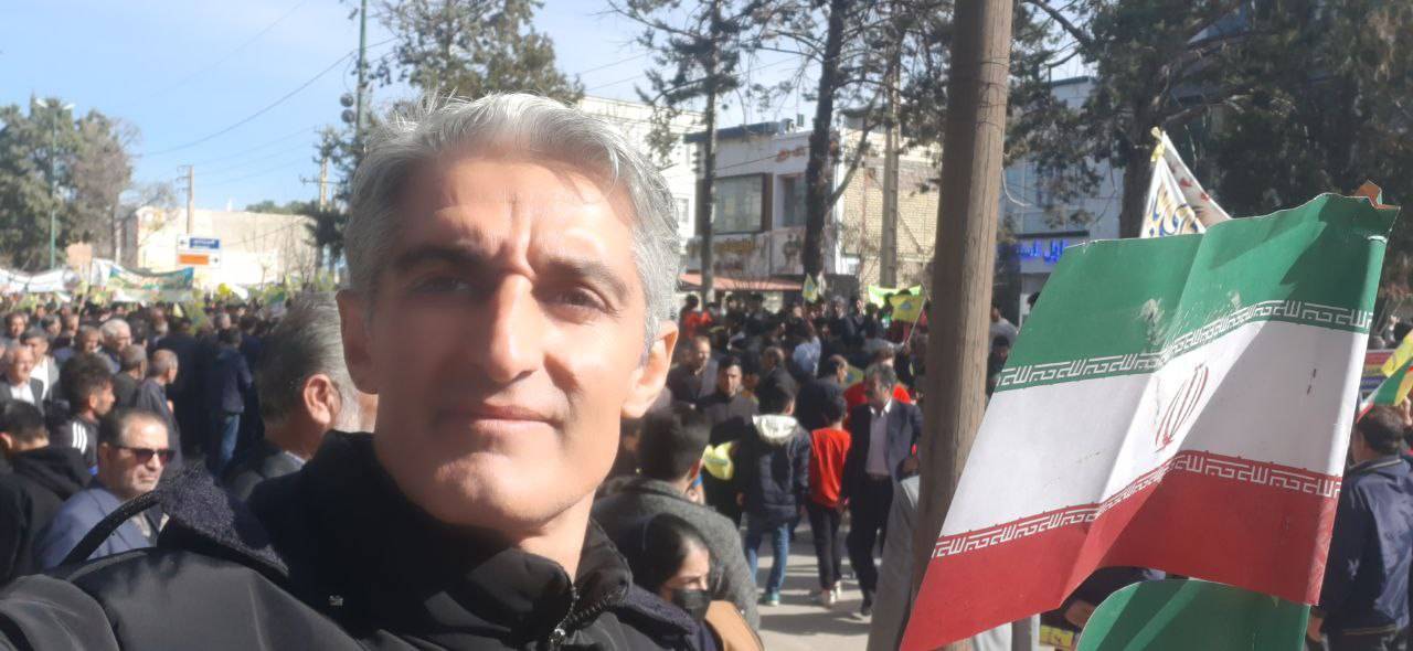 تصویری یادگاری از حضور در راهپیمایی