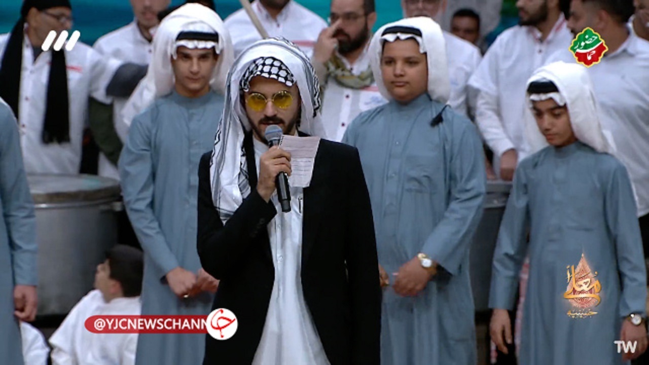 یزله‌خوانی خوزستانی ها در جشن ولادت امام حسین (ع) + فیلم