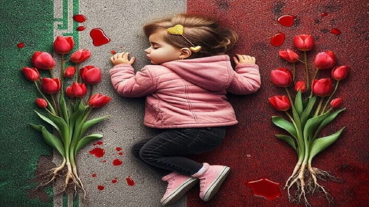 حضور ۴ قلو‌ها با کاپشن صورتی به یاد ریحانه سلطانی نژاد در راهپیمایی ۲۲ بهمن + تصویر