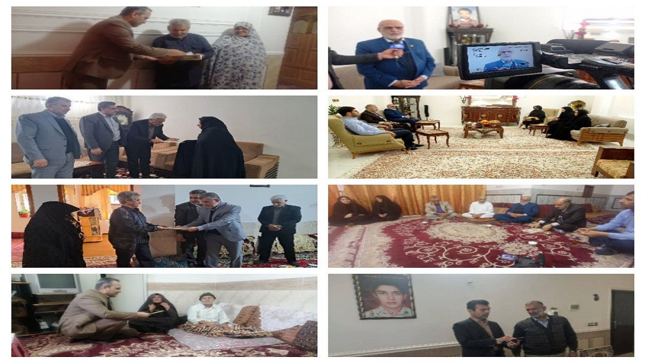 دیدار با  ۲هزار و ۱۵۴ خانواده‌ معظم شهدا ها در قالب طرح سپاس
