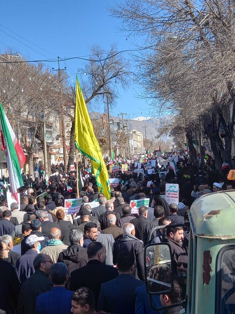 برگراری مراسم راهپیمایی یوم الله ۲۲ بهمن در کرمانشاه