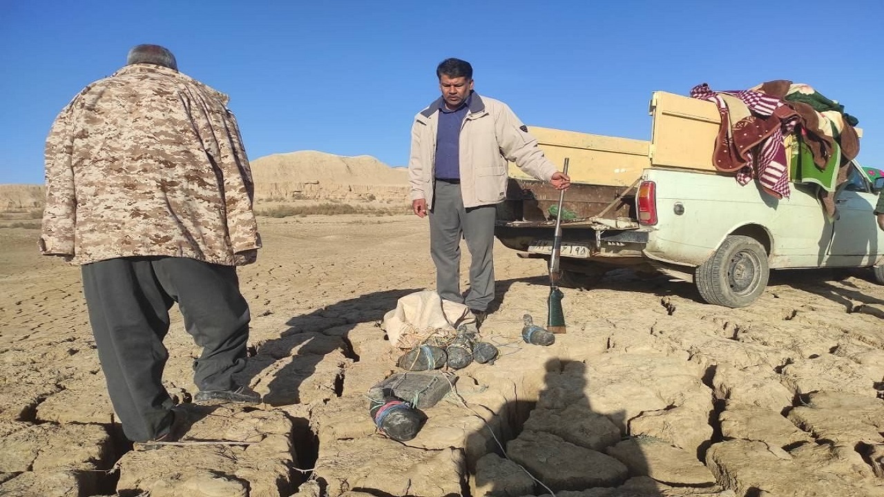 دستگیری متخلف شکار وصید غیر مجاز در زابل