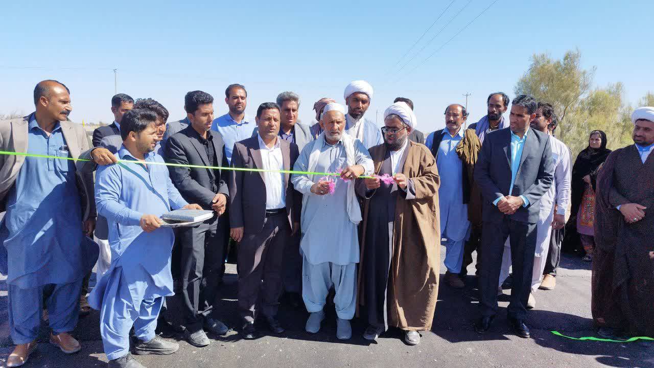محقق شدن آرزوی دیرینه اهالی حمید آباد ریگان