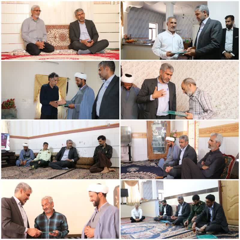 مراسم دیدار با جانبازان