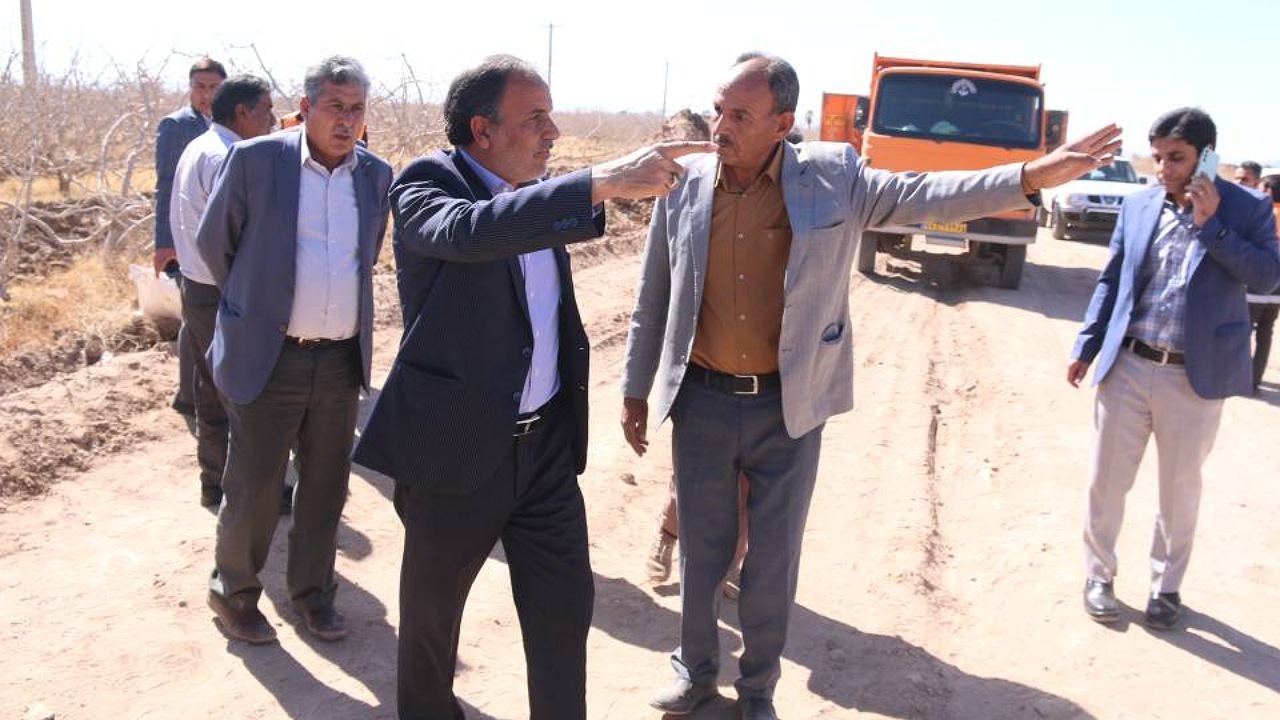 آزادسازی حریم جاده داوران رفسنجان