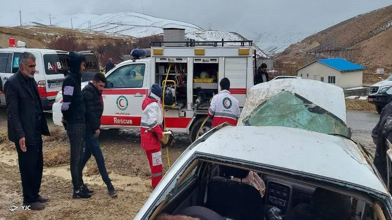 امدادرسانی به ۱۰ مصدوم و چهار حادثه دیده در محور‌های مواصلاتی چهارمحال و بختیاری
