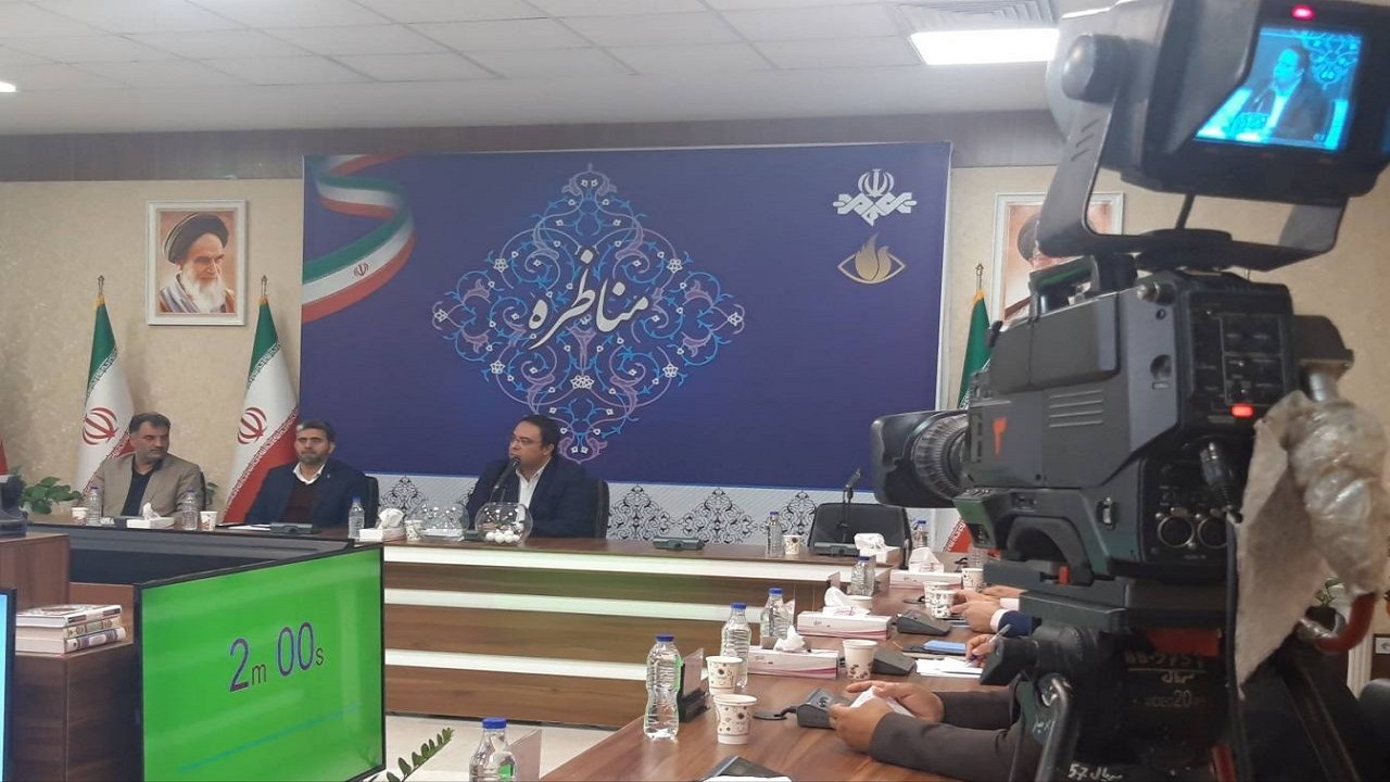 آغاز ضبط مناظره نامزد‌های انتخابات مجلس در آبادان
